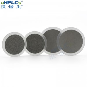 恒譜生超高壓PCTFE液相色譜耗材不銹鋼在線過(guò)濾器篩板，OD6.4*ID1.6*H1.6